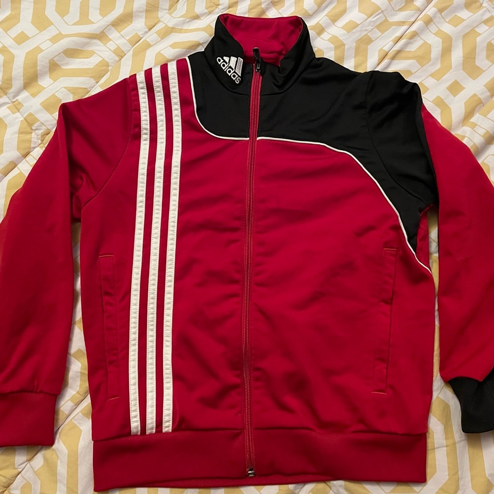 Boys adidas zip up jacket